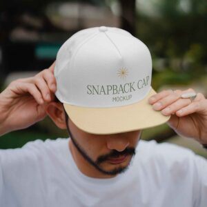 snapback cap mockup