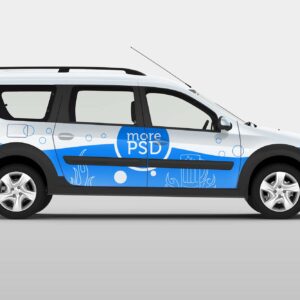 van car branding mockup 1